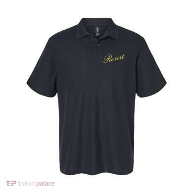 Resist Limited Gold Script Polo