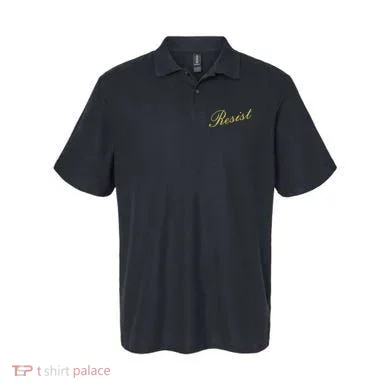 Resist Limited Gold Script Polo