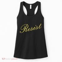 Resist Limited Gold Script Women's Tank Top thumb 0