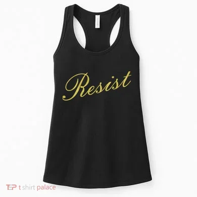 Resist Limited Gold Script Women's Tank Top