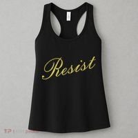 Resist Limited Gold Script Women's Tank Top thumb 3