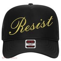 Resist Limited Gold Script Hat thumb 0
