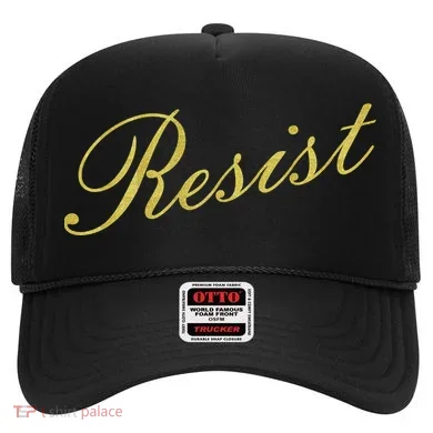 Resist Limited Gold Script Hat