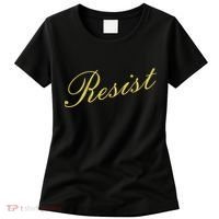 Resist Limited Gold Script Women's T-Shirt thumb 0