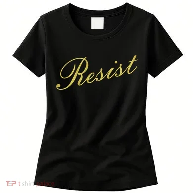 Resist Limited Gold Script Women's T-Shirt