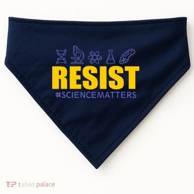 Resist March for Science #sciencematters Earth Scientists USA-Made Doggie Bandana