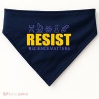 Resist March for Science #sciencematters Earth Scientists USA-Made Doggie Bandana thumb 0