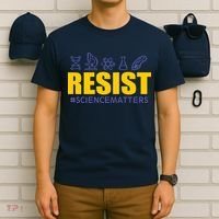 Resist March for Science #sciencematters Earth Scientists T-Shirt thumb 6