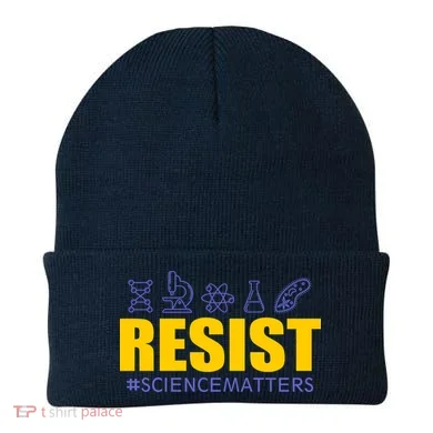 Resist March for Science #sciencematters Earth Scientists Beanie