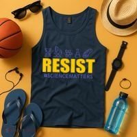 Resist March for Science #sciencematters Earth Scientists Tank Top thumb 4