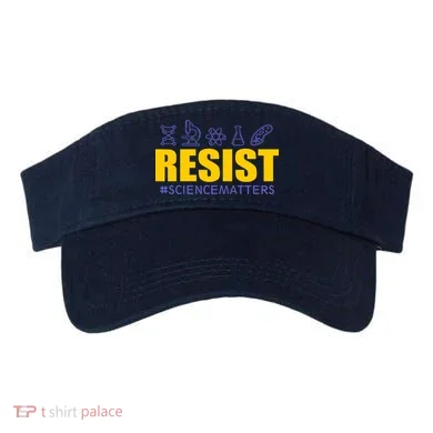 Resist March for Science #sciencematters Earth Scientists Visor