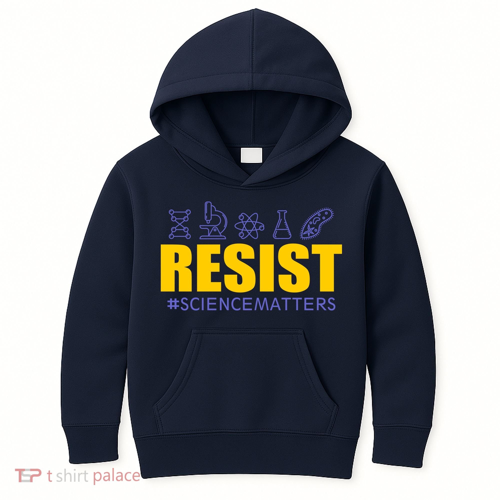 Resist March for Science #sciencematters Earth Scientists Kids Hoodie
