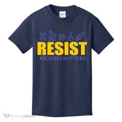 Resist March for Science #sciencematters Earth Scientists Kids T-Shirt
