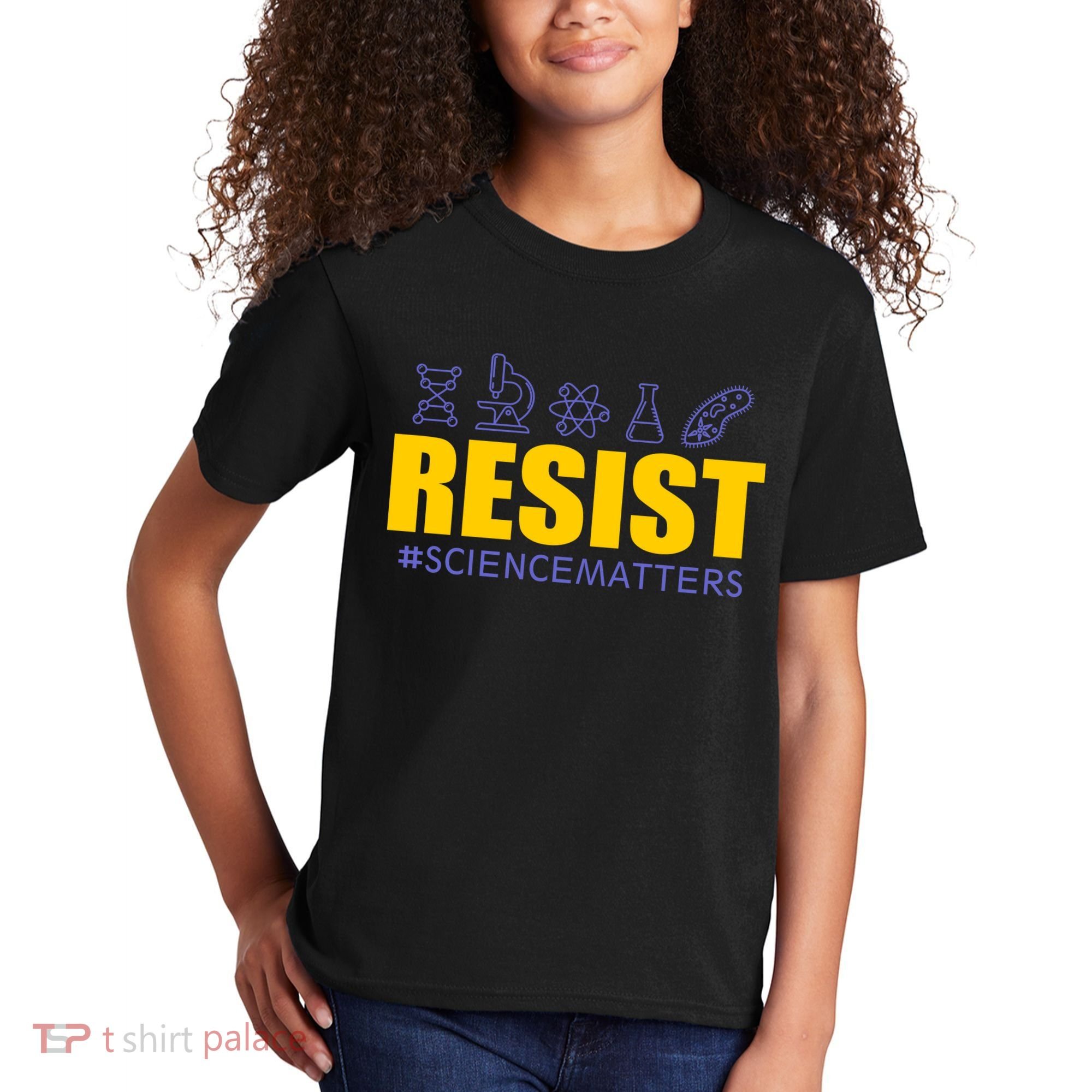 Resist March for Science #sciencematters Earth Scientists Kids T-Shirt