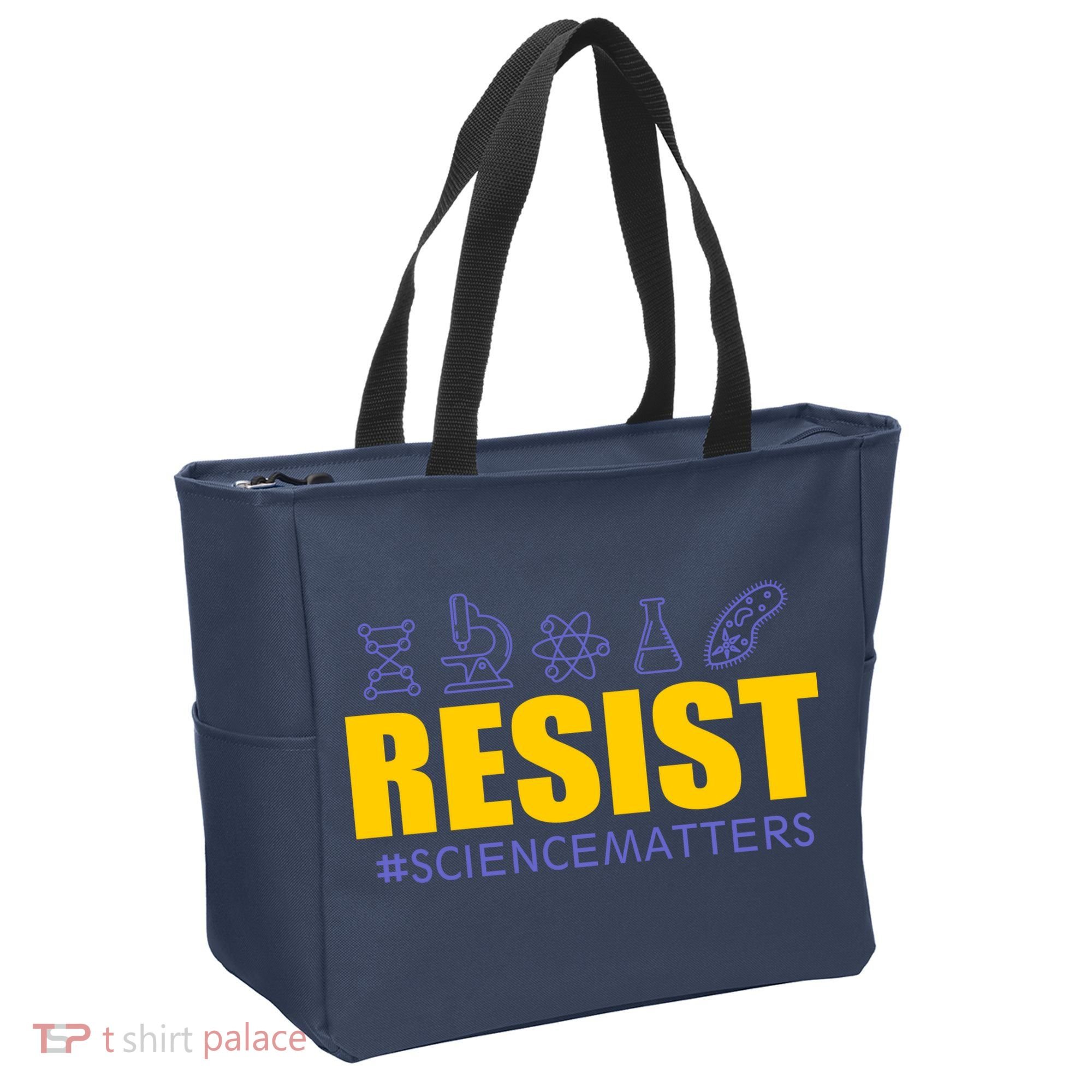 Resist March for Science #sciencematters Earth Scientists Tote Bag