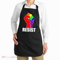 Resist Rainbow Fist National Pride Equality March Apron thumb 2