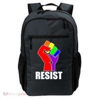 Resist Rainbow Fist National Pride Equality March Backpack thumb 0