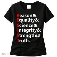 Resist Reason, Equality, Science, Integrity, Strength & Truth. Resistance Women's T-Shirt thumb 0