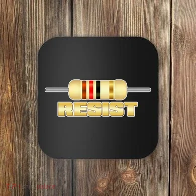 Resist Resistor Coaster