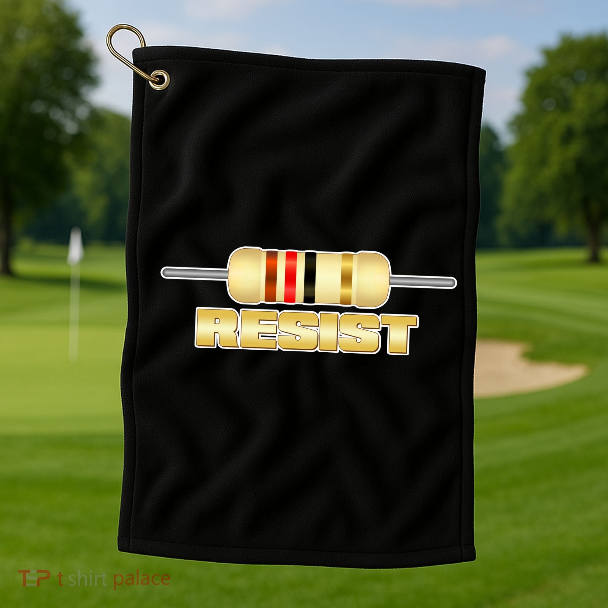 Resist Resistor Golf Towel