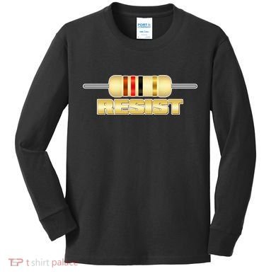 Resist Resistor Kids Long Sleeve Shirt