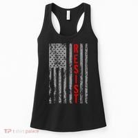 Resist Retro USA Flag The Resistance Anti Trump Women's Tank Top thumb 0