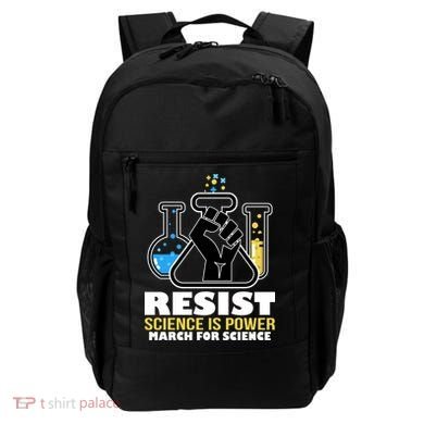 Resist Science is Power March for Science Fist Logo Backpack