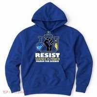 Resist Science is Power March for Science Fist Logo Hoodie thumb 0