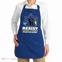 Resist Science is Power March for Science Fist Logo Apron thumb 2