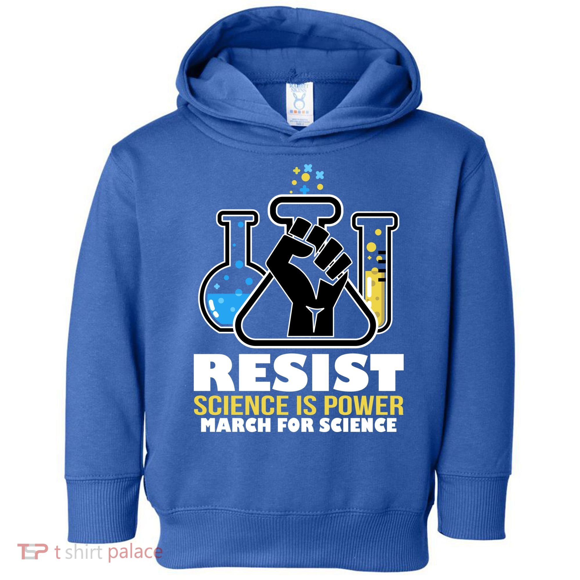 Resist Science is Power March for Science Fist Logo Toddler Hoodie
