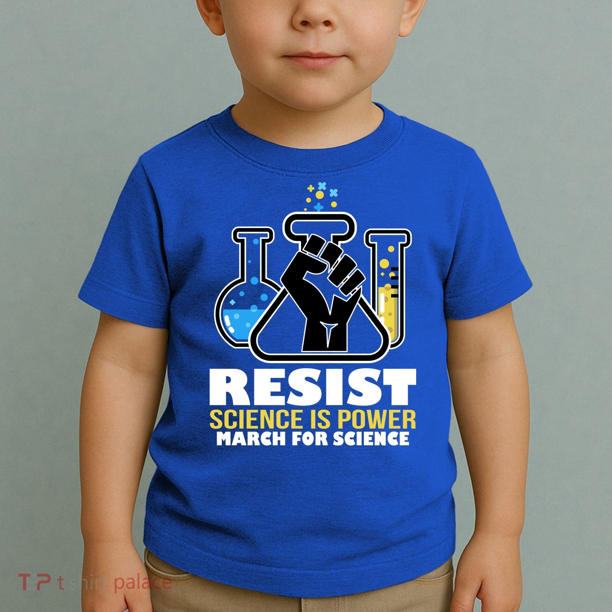 Resist Science is Power March for Science Fist Logo Toddler T-Shirt
