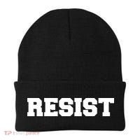 RESIST The Resistance Anti Donald Trump Love Trumps Hate Beanie thumb 0
