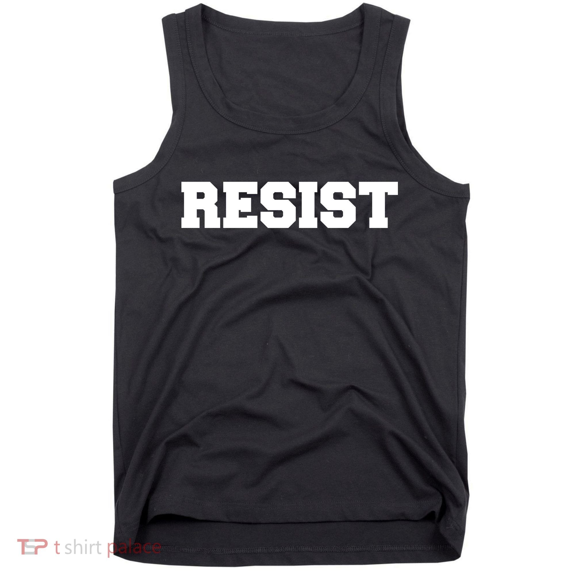 RESIST The Resistance Anti Donald Trump Love Trumps Hate Tank Top
