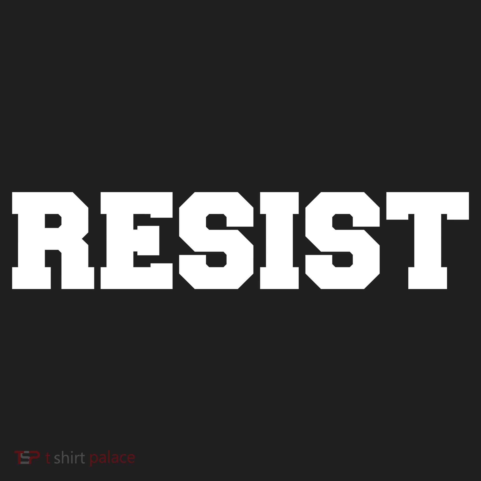 RESIST The Resistance Anti Donald Trump Love Trumps Hate Golf Towel