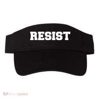 RESIST The Resistance Anti Donald Trump Love Trumps Hate Visor thumb 0