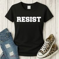 RESIST The Resistance Anti Donald Trump Love Trumps Hate Women's T-Shirt thumb 3