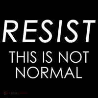 Resist This is Not Normal Anti Trump Doggie Tank thumb 4