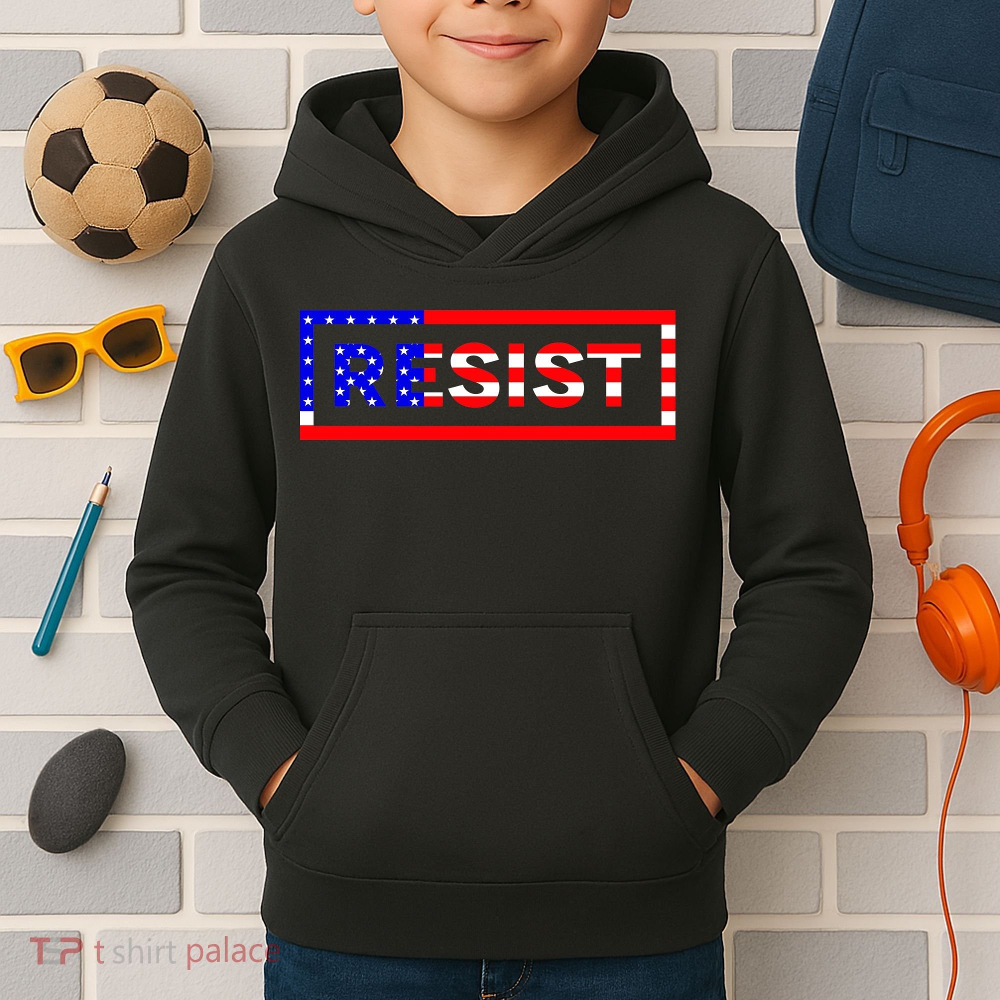 Resist USA Kids Hoodie