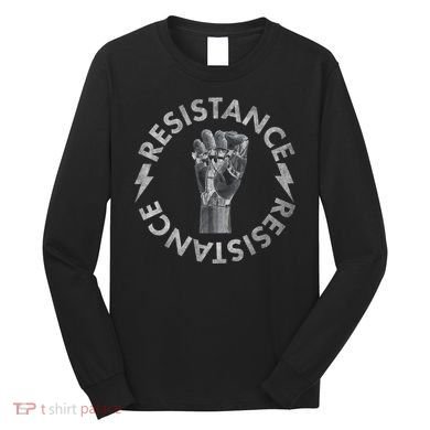 Resistance Robot Fist Long Sleeve Shirt