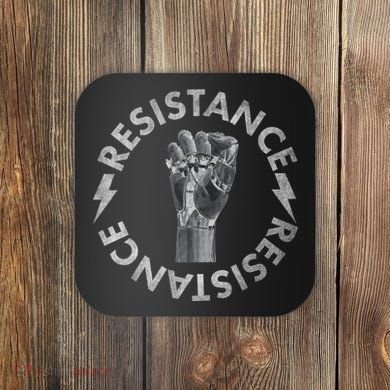 Resistance Robot Fist Coaster