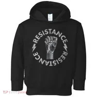 Resistance Robot Fist Toddler Hoodie thumb 0