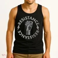Resistance Robot Fist Tank Top thumb 3