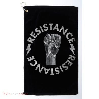 Resistance Robot Fist Golf Towel