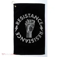 Resistance Robot Fist Golf Towel thumb 0