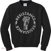 Resistance Robot Fist Kids Sweatshirt thumb 0