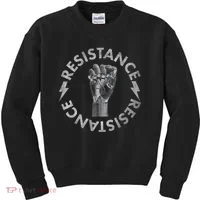 Resistance Robot Fist Kids Sweatshirt thumb 0