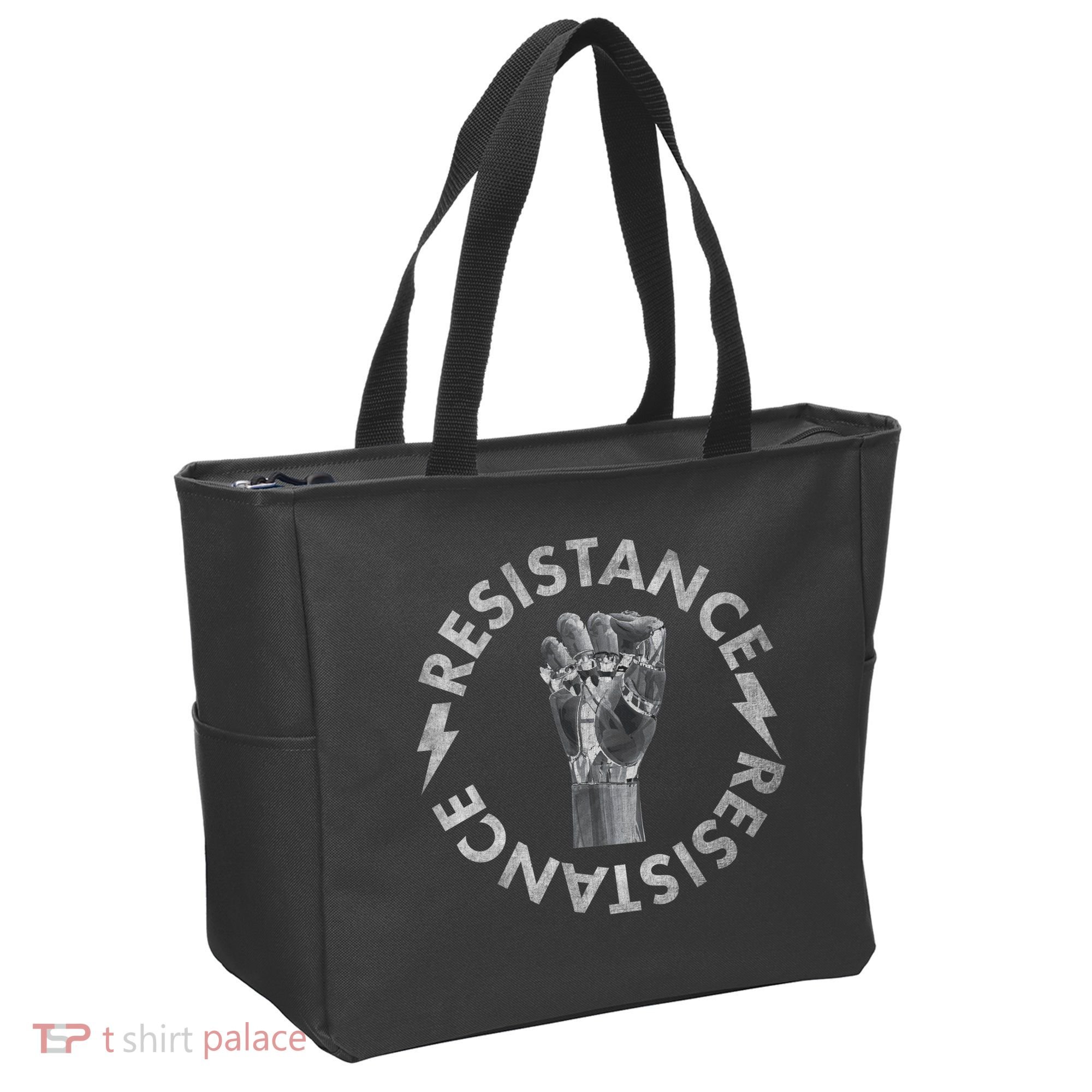 Resistance Robot Fist Tote Bag