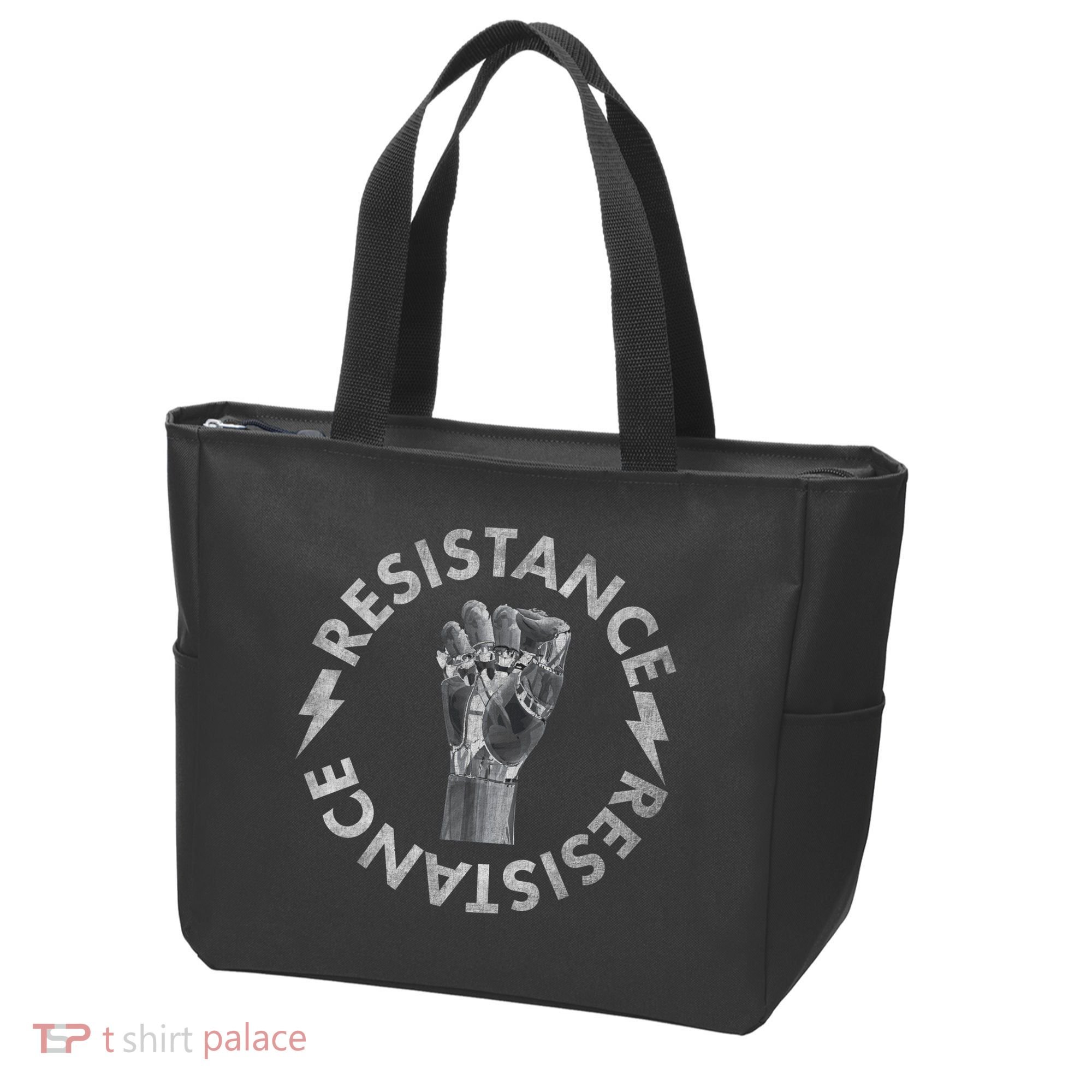Resistance Robot Fist Tote Bag