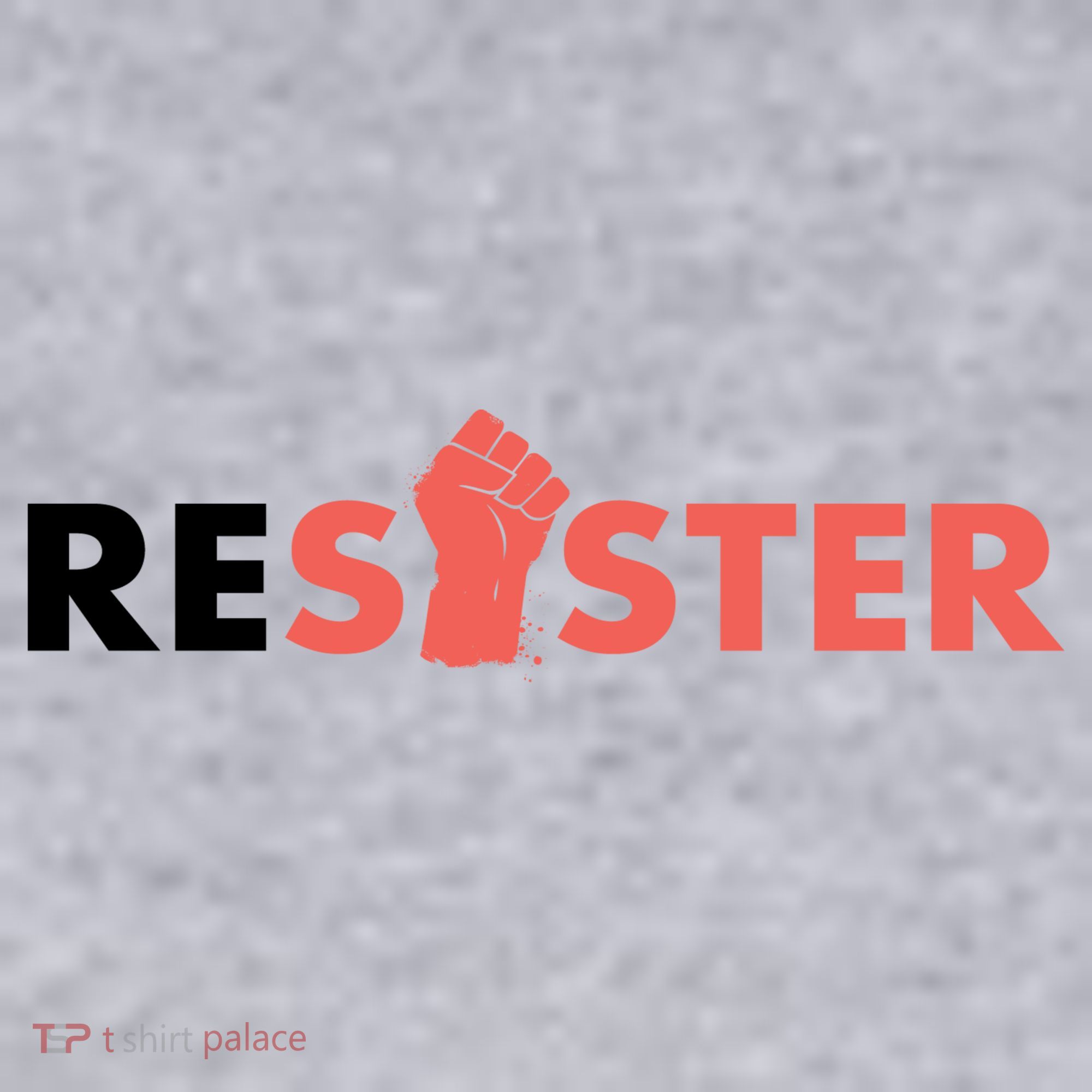 Resister Resist Fist Women's Racerback Cropped Tank