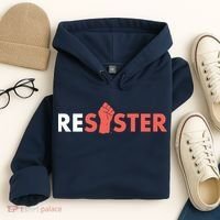 Resister Resist Fist Hoodie thumb 4